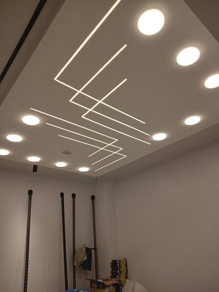 Gypsum ceiling and lighting